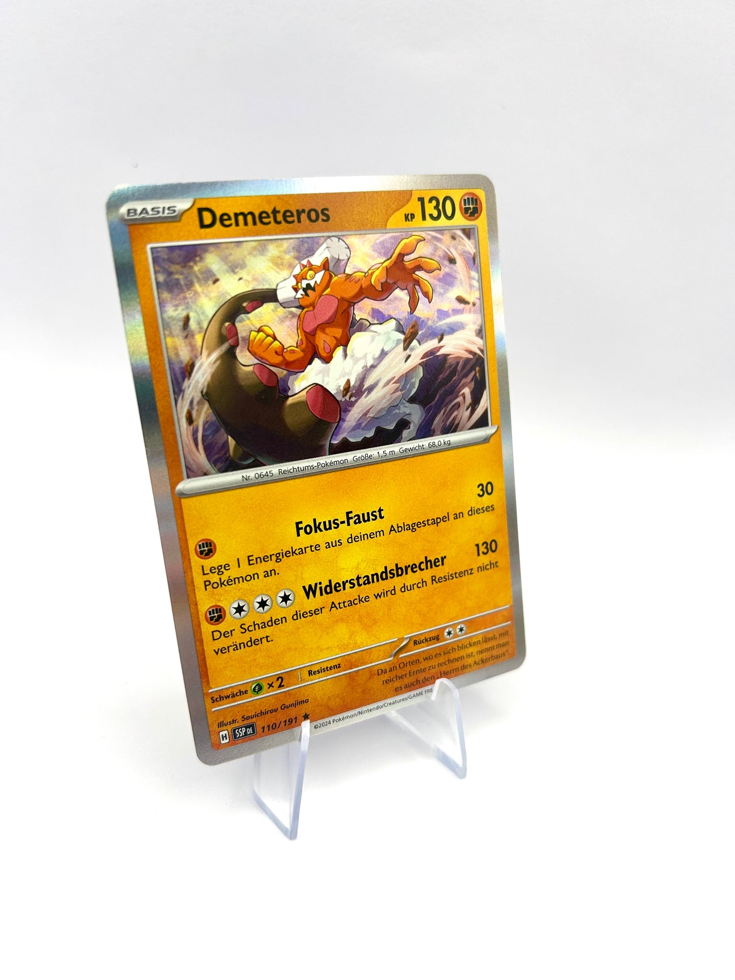 Pokémon Demeteros / Holo / Stürmische Funken / 110/191 / Deutsch