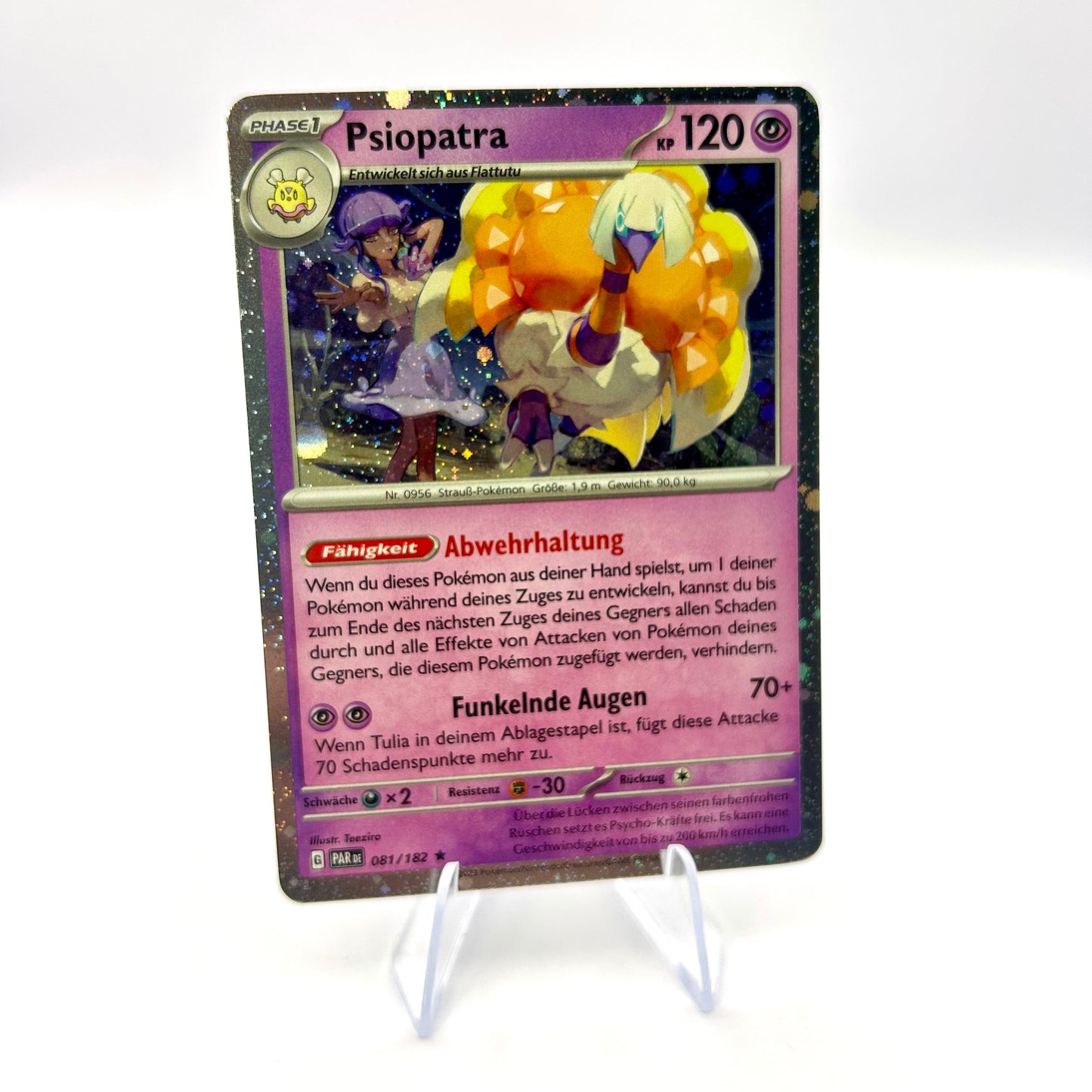 Pokémon Psiopatra / Kosmos Holo / Paradoxrift / 081/182 / Deutsch