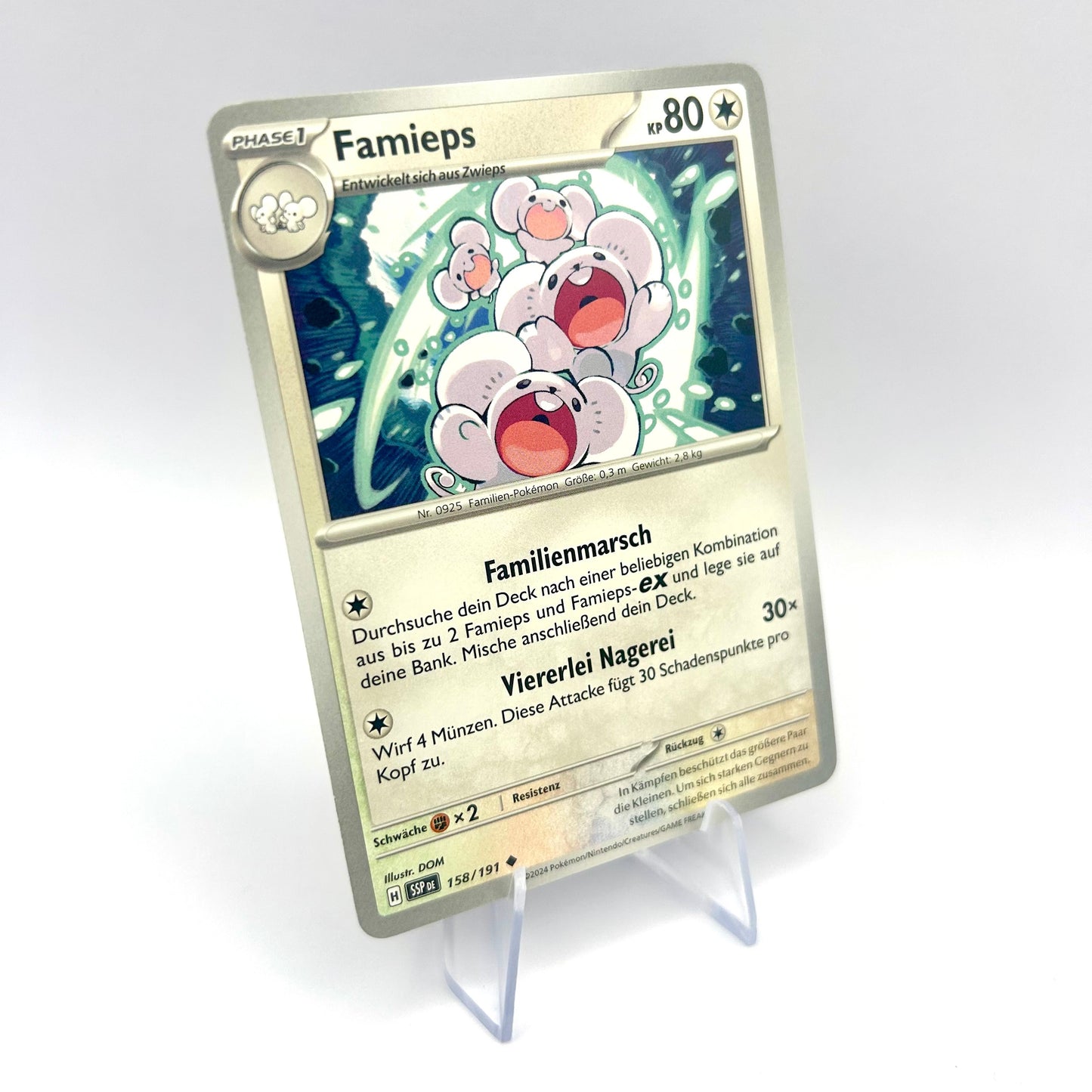 Pokémon Famieps / Stürmische Funken / 158/191 / Deutsch