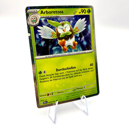 Pokémon Arboretoss / Kosmos Holo / Obsidian Flammen / 014/197 / Deutsch