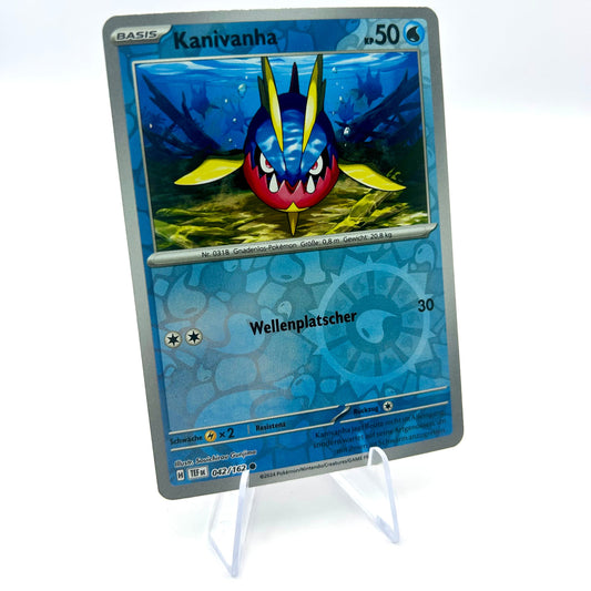Pokémon Kanivanha / Reverse Holo / Gewalten der Zeit / 042/162 / Deutsch