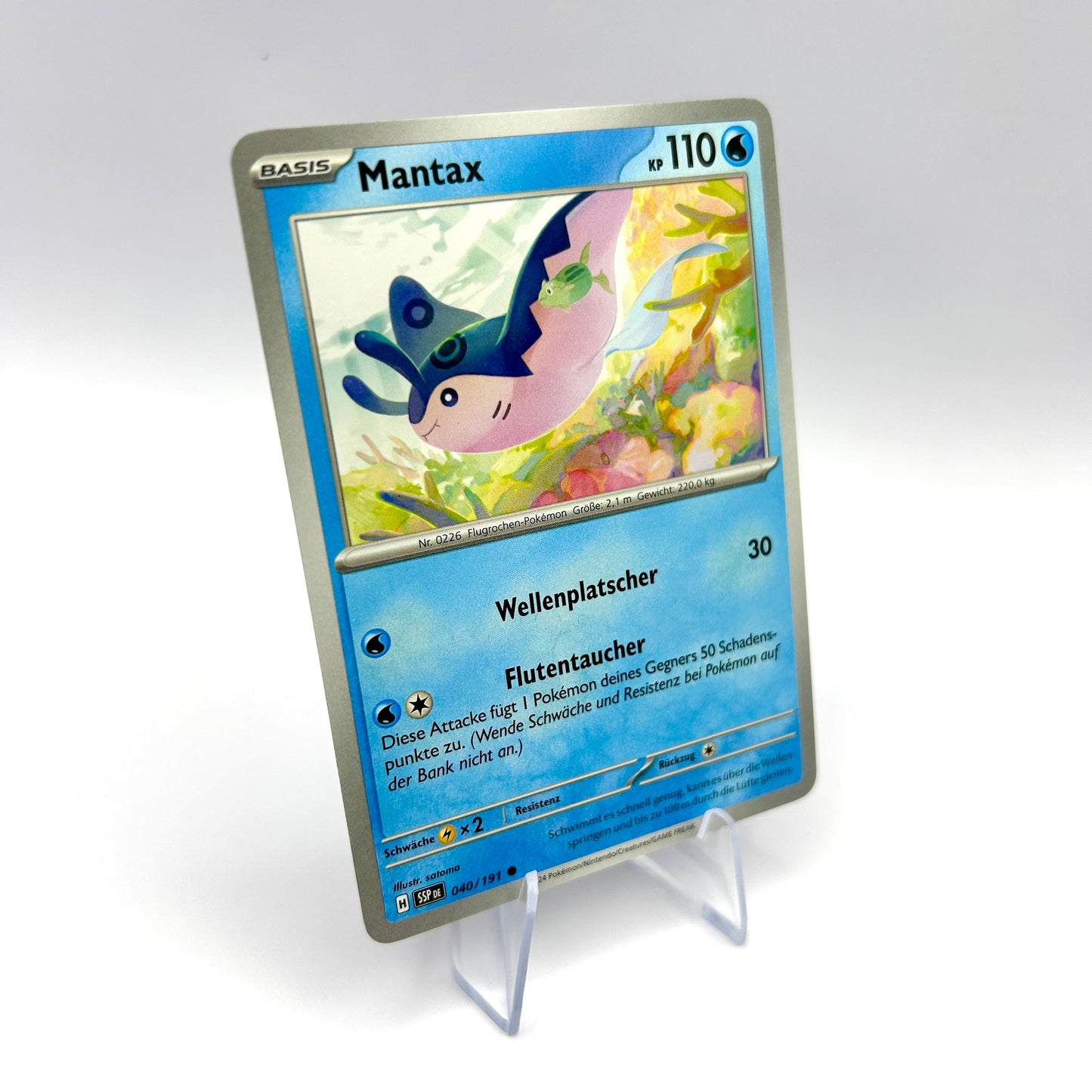 Pokémon Mantax / Stürmische Funken / 040/191 / Deutsch