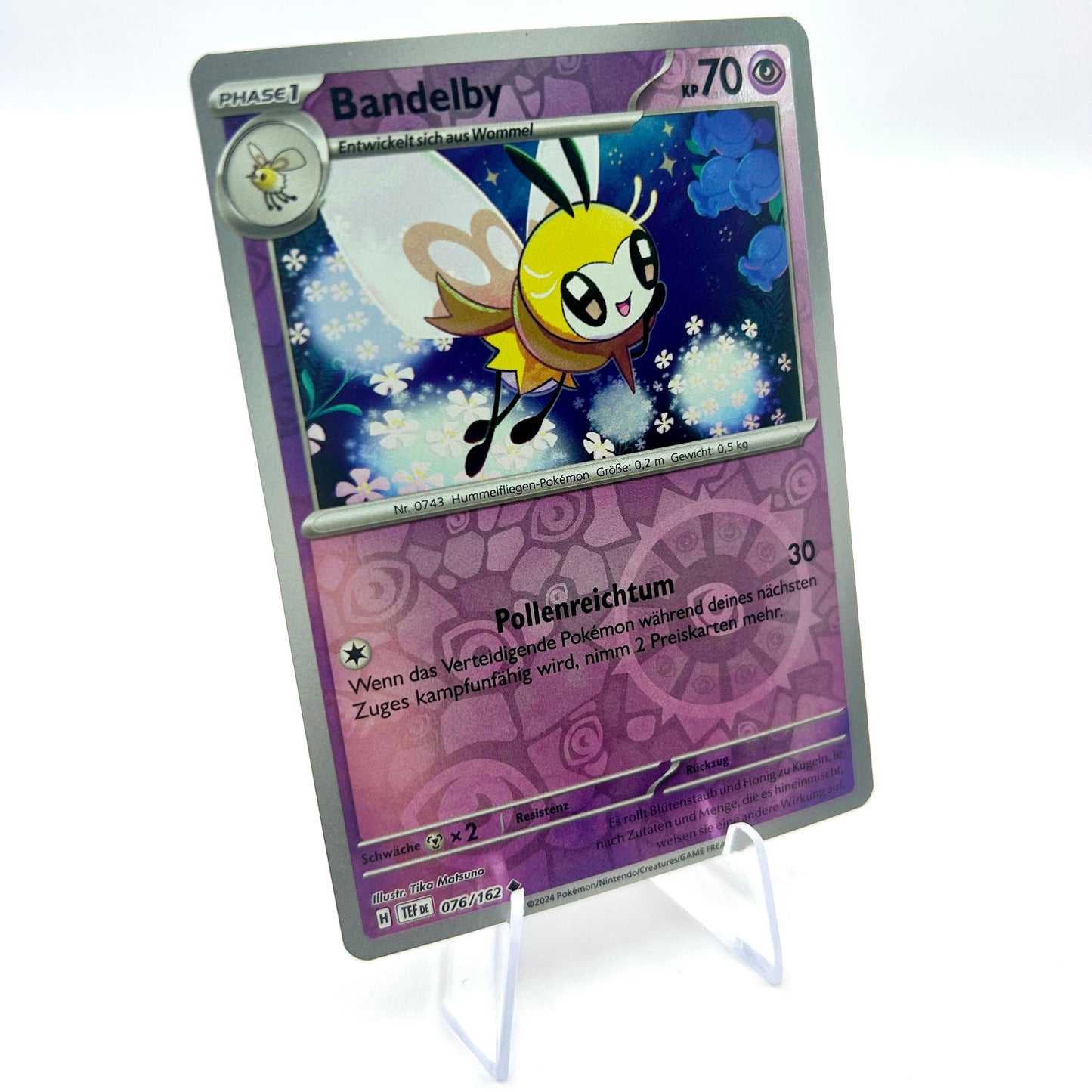 Pokémon Bandelby / Reverse Holo / Gewalten der Zeit / 076/162 / Deutsch