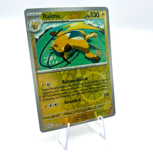 Pokémon Raichu / Reverse Holo / Gewalten der Zeit / 052/162 / Deutsch