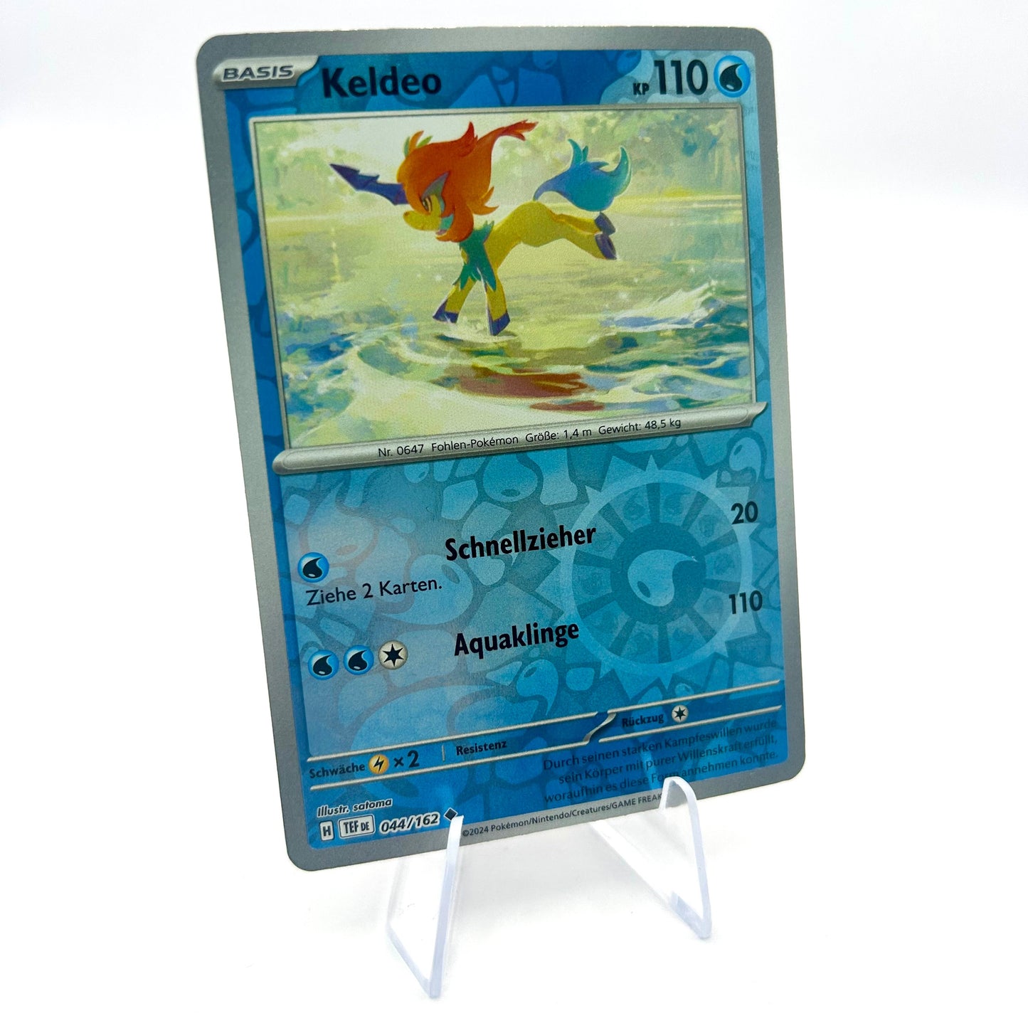 Pokémon Keldeo / Reverse Holo / Gewalten der Zeit / 044/162 / Deutsch
