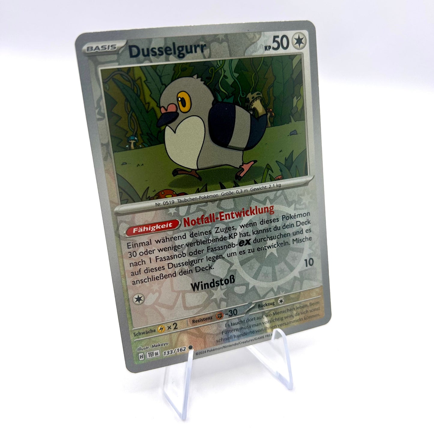 Pokémon Dusselgurr / Reverse Holo / Gewalten der Zeit / 133/162 / Deutsch