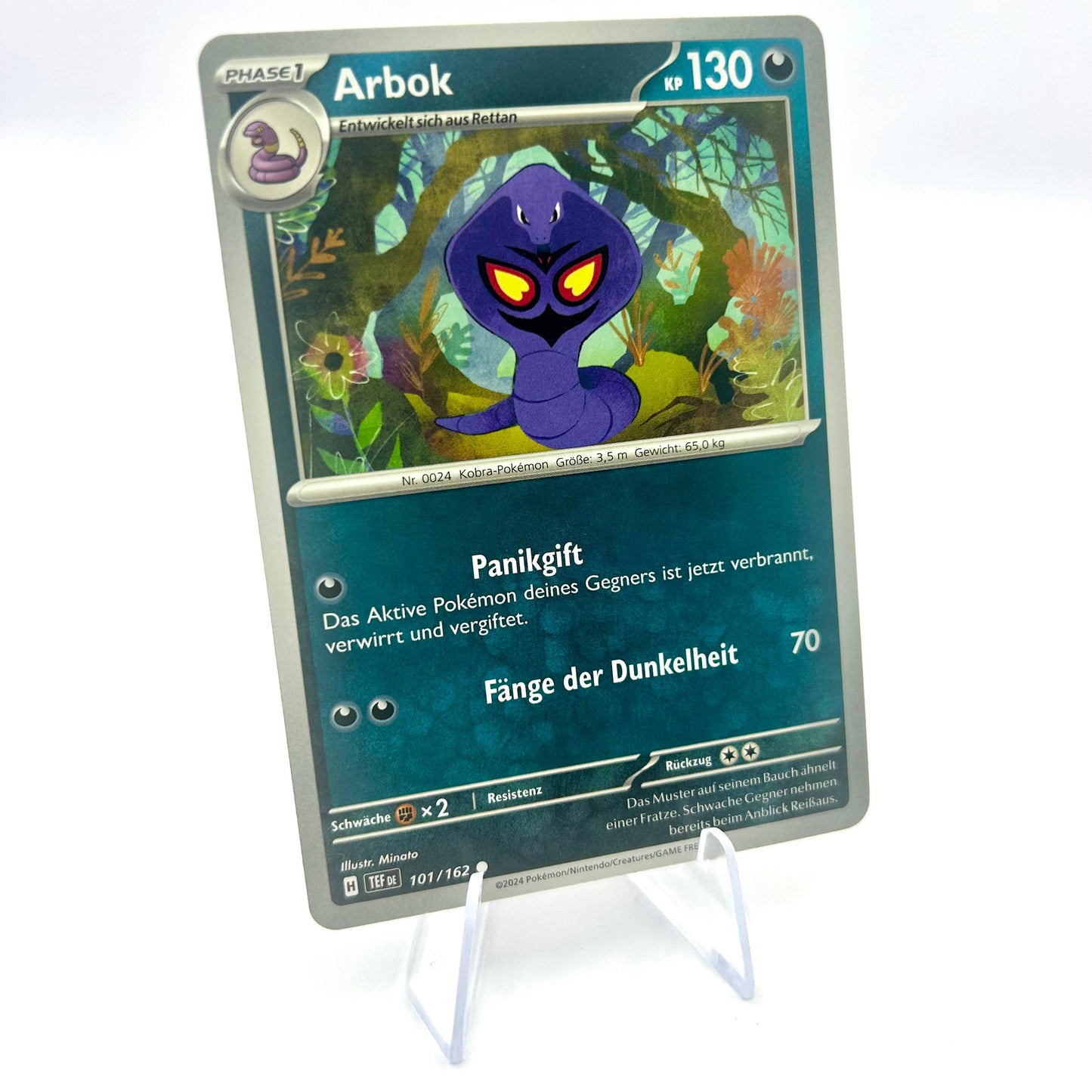 Pokémon Arbok / Gewalten der Zeit / 101/162 / Deutsch
