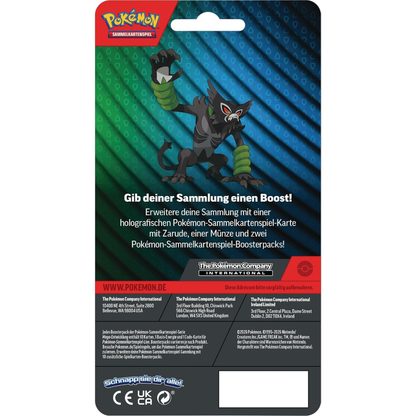 Pokémon / Dunkelnacht & Wachsendes Chaos / 2er Blister Zarude / Deutsch