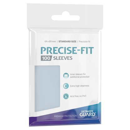 Ultimate Guard / Precise-Fit Sleeves / Karteneng / Standardgröße / 100 Stück
