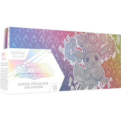 Pokémon / Prismatische Entwicklungen / Super Premium Kollektion / Deutsch