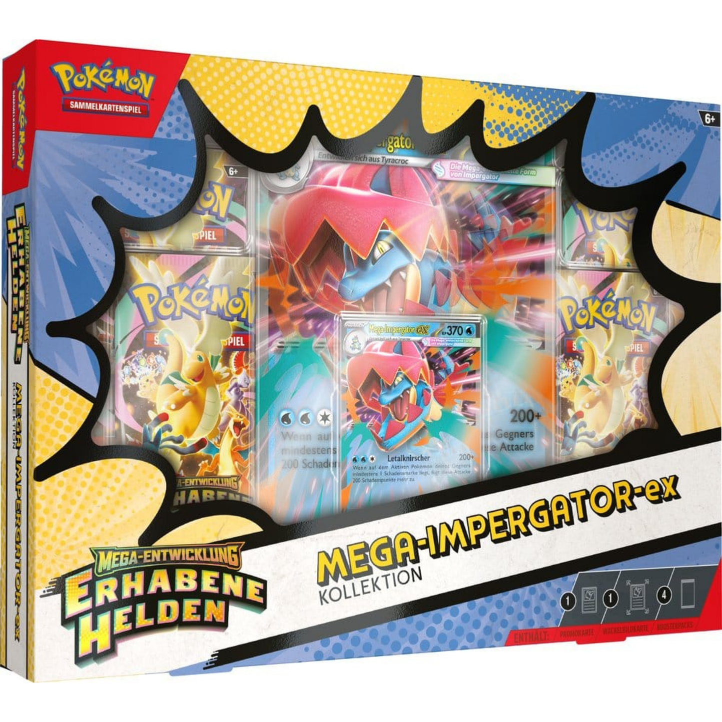 Pokémon / Erhabene Helden / Mega-Impergator-ex Kollektion / Deutsch
