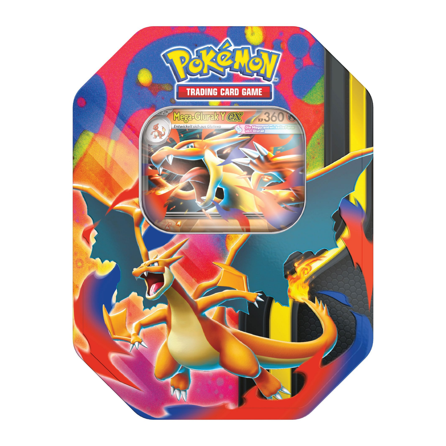 Pokémon / Fatale Flammen / Tin Mega Glurak Y ex / Deutsch