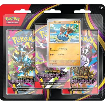 Pokémon / Wachsendes Chaos / 3er Blister Glutexo / Deutsch