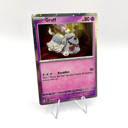 Pokémon Gruff / Kosmos Holo / Obsidian Flammen / 100/197 / Deutsch