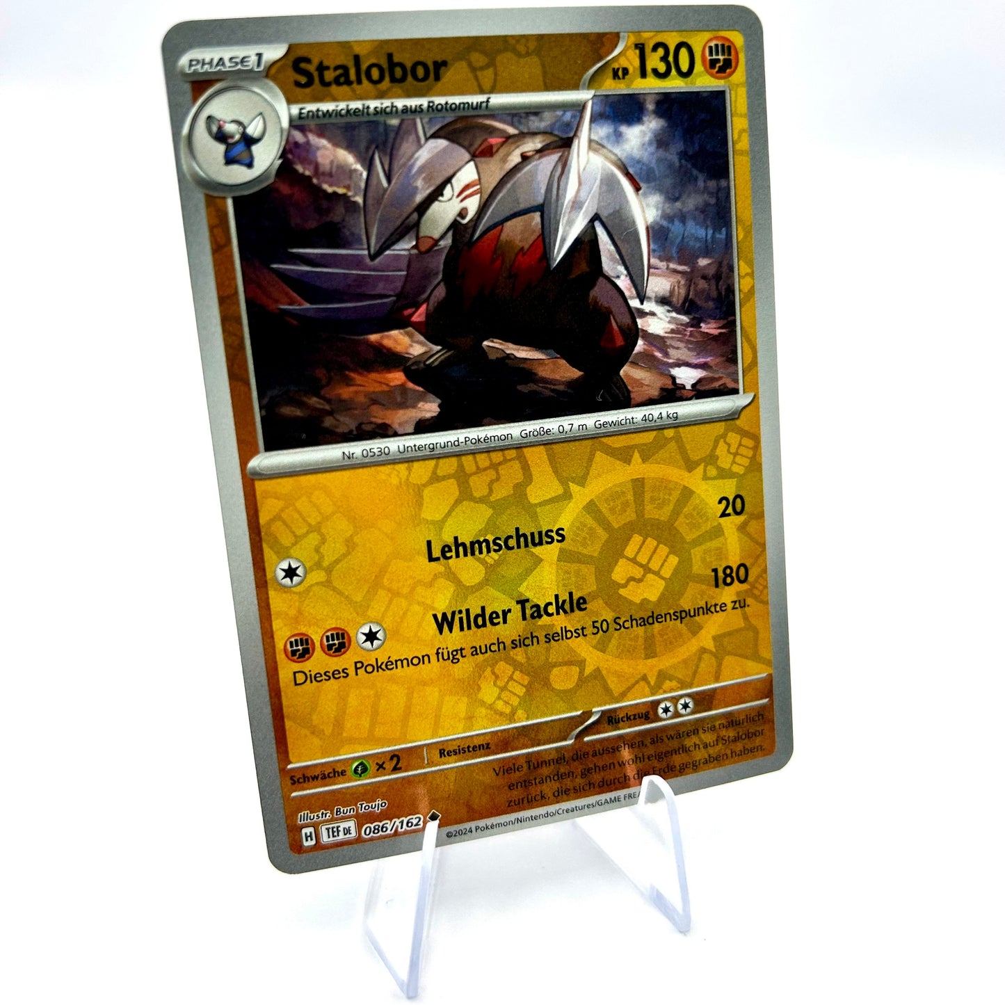 Pokémon Stalobor / Reverse Holo / Gewalten der Zeit / 086/162 / Deutsch