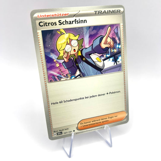 Trainer Citros Scharfsinn / Stürmische Funken / 167/191 / Deutsch