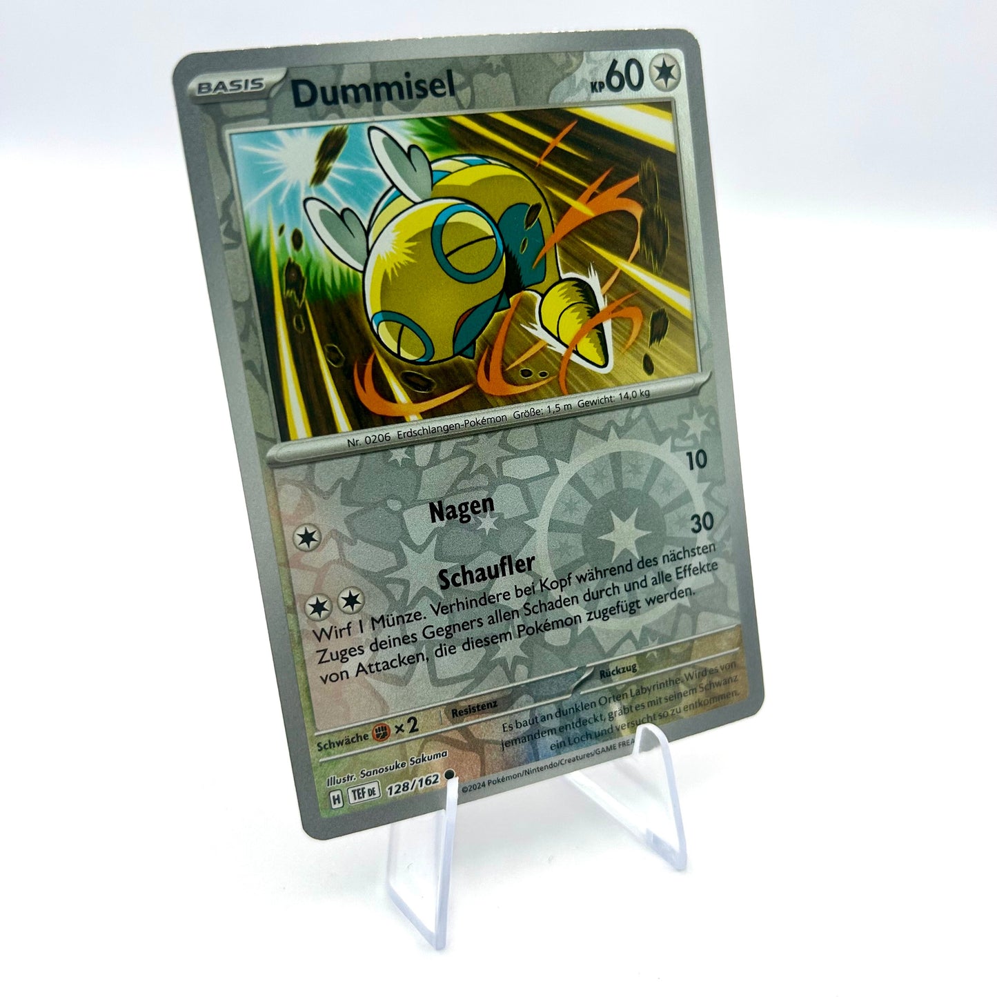 Pokémon Dummisel / Reverse Holo / Gewalten der Zeit / 128/162 / Deutsch