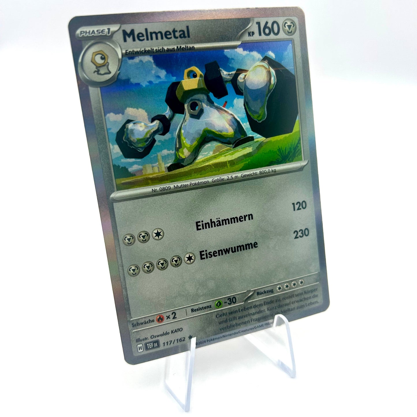 Pokémon Melmetal / Reverse Holo / Gewalten der Zeit / 117/162 / Deutsch