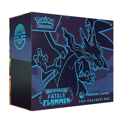 Pokémon / Fatale Flammen / Pokémon Center Top Trainer Box / TTB / Deutsch