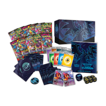 Pokémon / Fatale Flammen / Pokémon Center Top Trainer Box / TTB / Deutsch