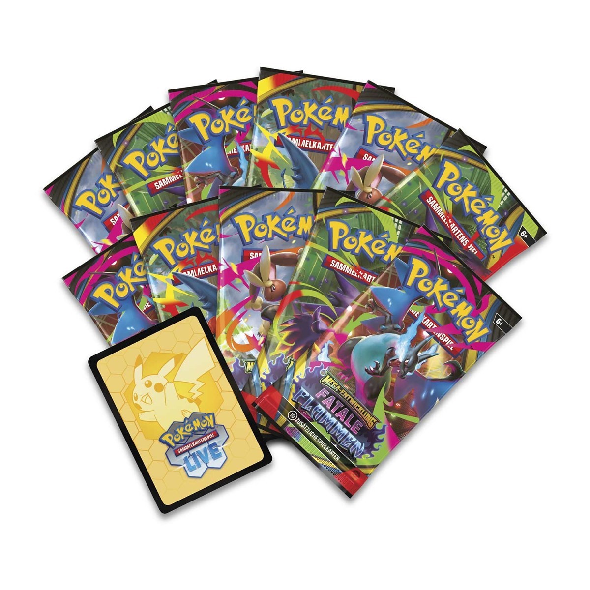 Pokémon / Fatale Flammen / Pokémon Center Top Trainer Box / TTB / Deutsch
