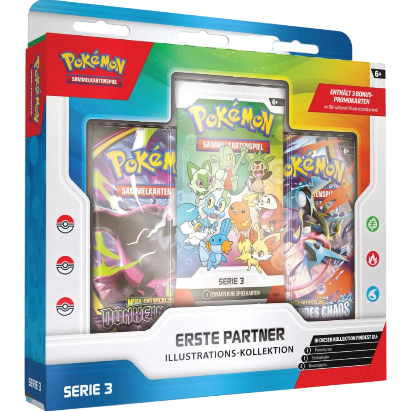 Pokémon / Erste Partner Kollektion / Serie 3 / 30 Jahre Kollektion / Deutsch