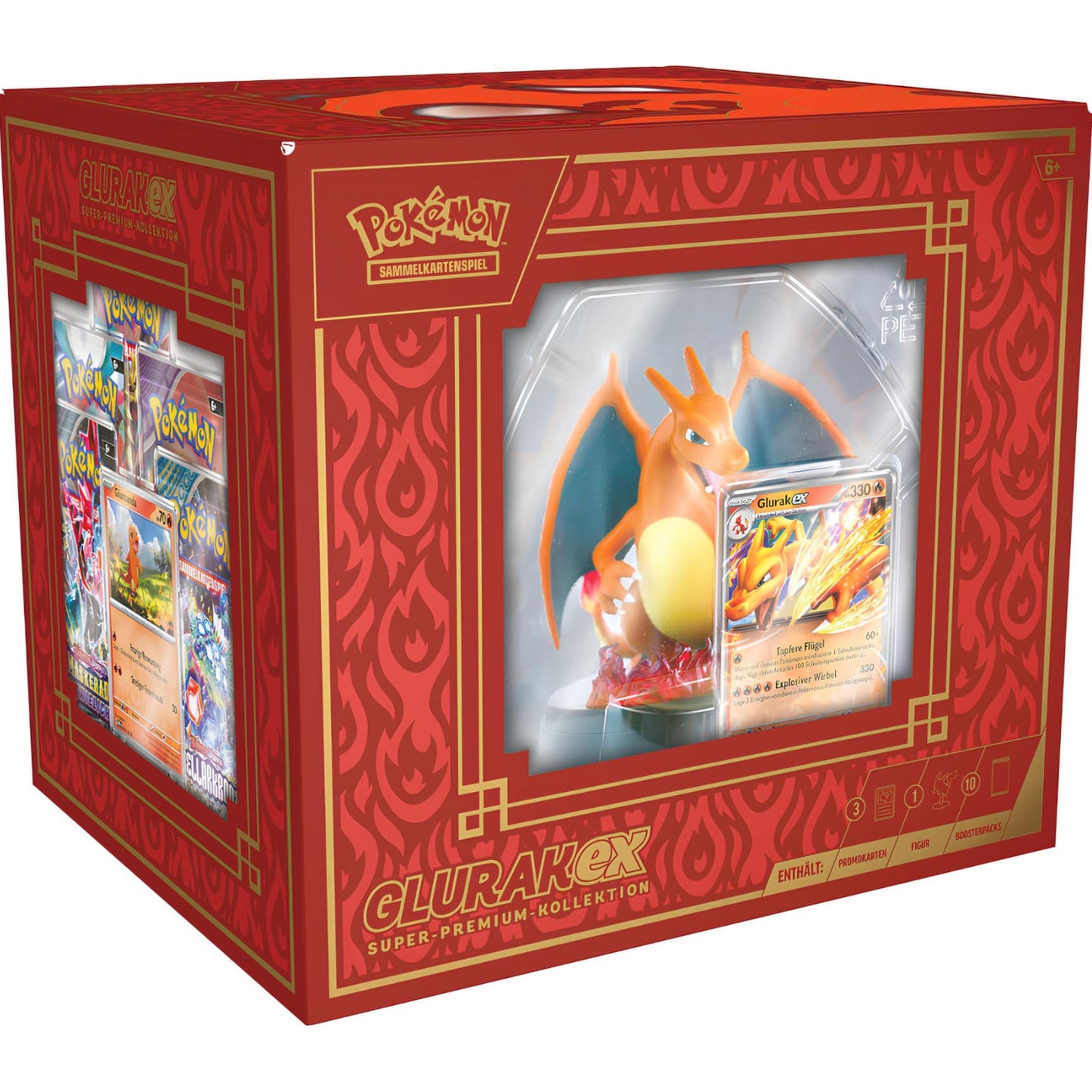 Pokémon / Glurak ex / Super Premium Kollektion / Deutsch