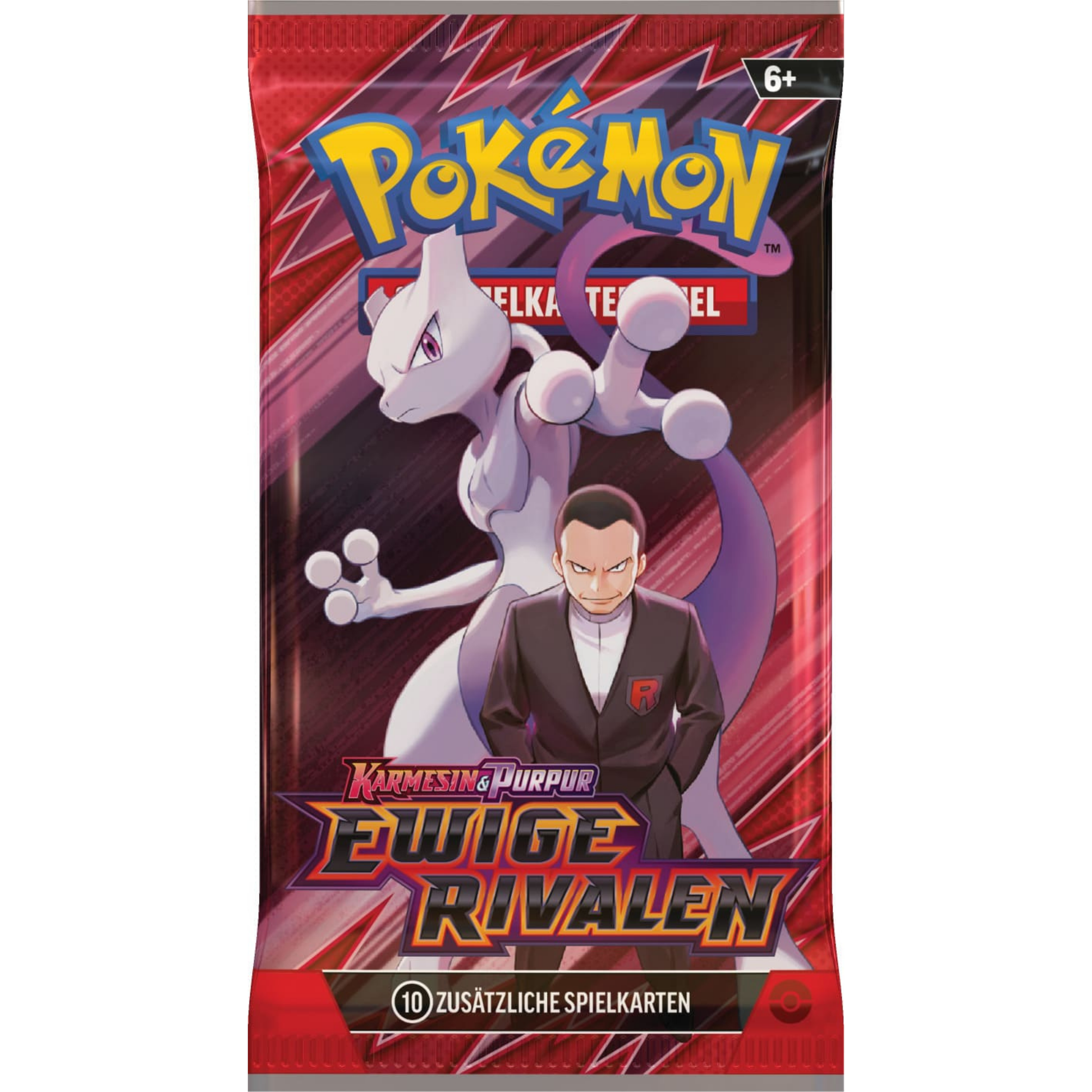Pokemon Karmesin und Purpur Ewige Rivalen Booster Giovanni Mewtu Deutsch