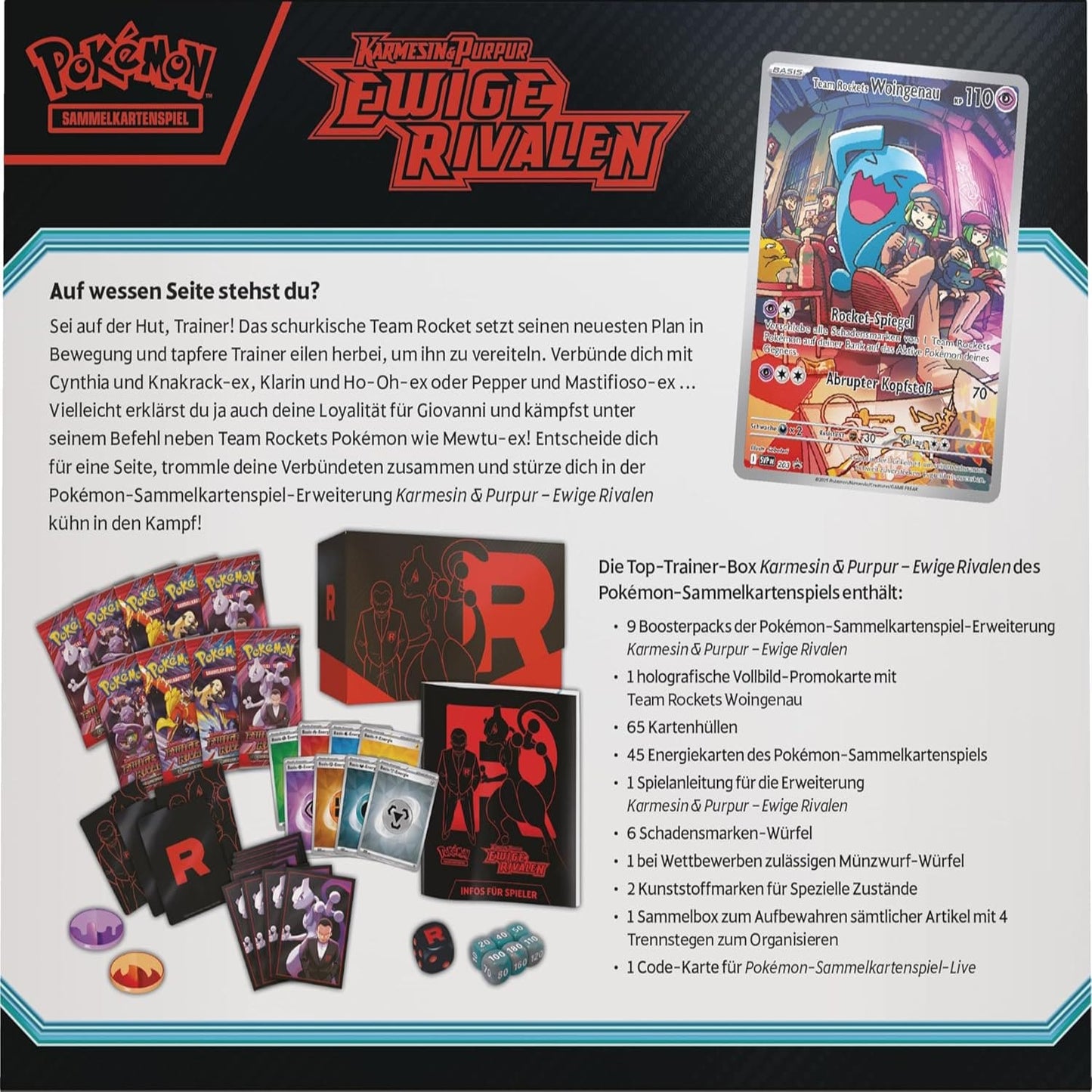 Pokemon Karmesin Purpur Ewige Rivalen Top Trainer Box Rückseite