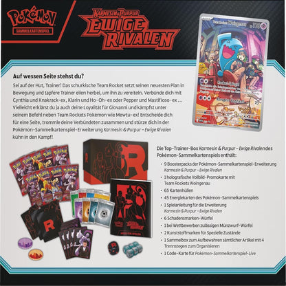 Pokemon Karmesin Purpur Ewige Rivalen Top Trainer Box Rückseite