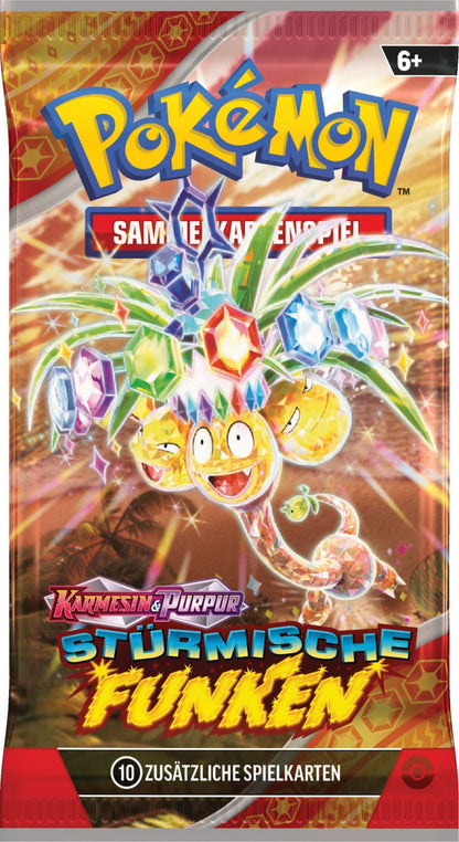 Pokemon Karmesin und Purpur Stürmische Funken Booster Alola Kokowei Deutsch