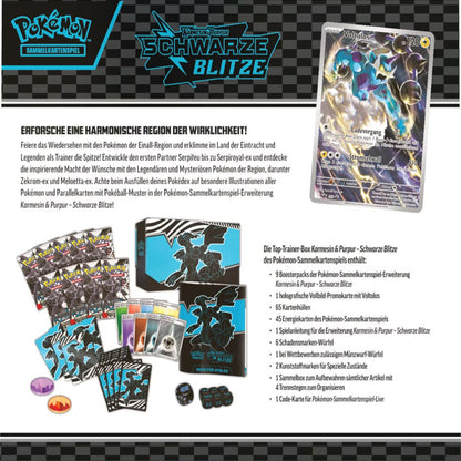 Pokemon Schwarze Blitze Top Trainer Box Rückseite