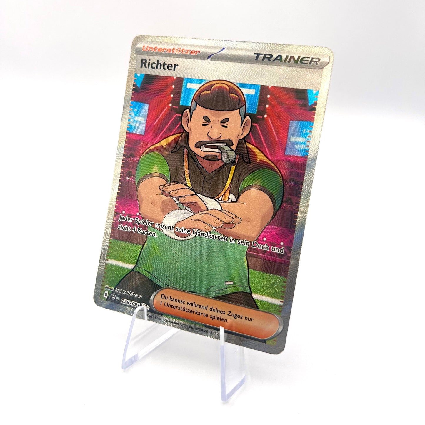 Trainer Richter / Full Art / Paldeas Schicksale / 228/091 / Deutsch