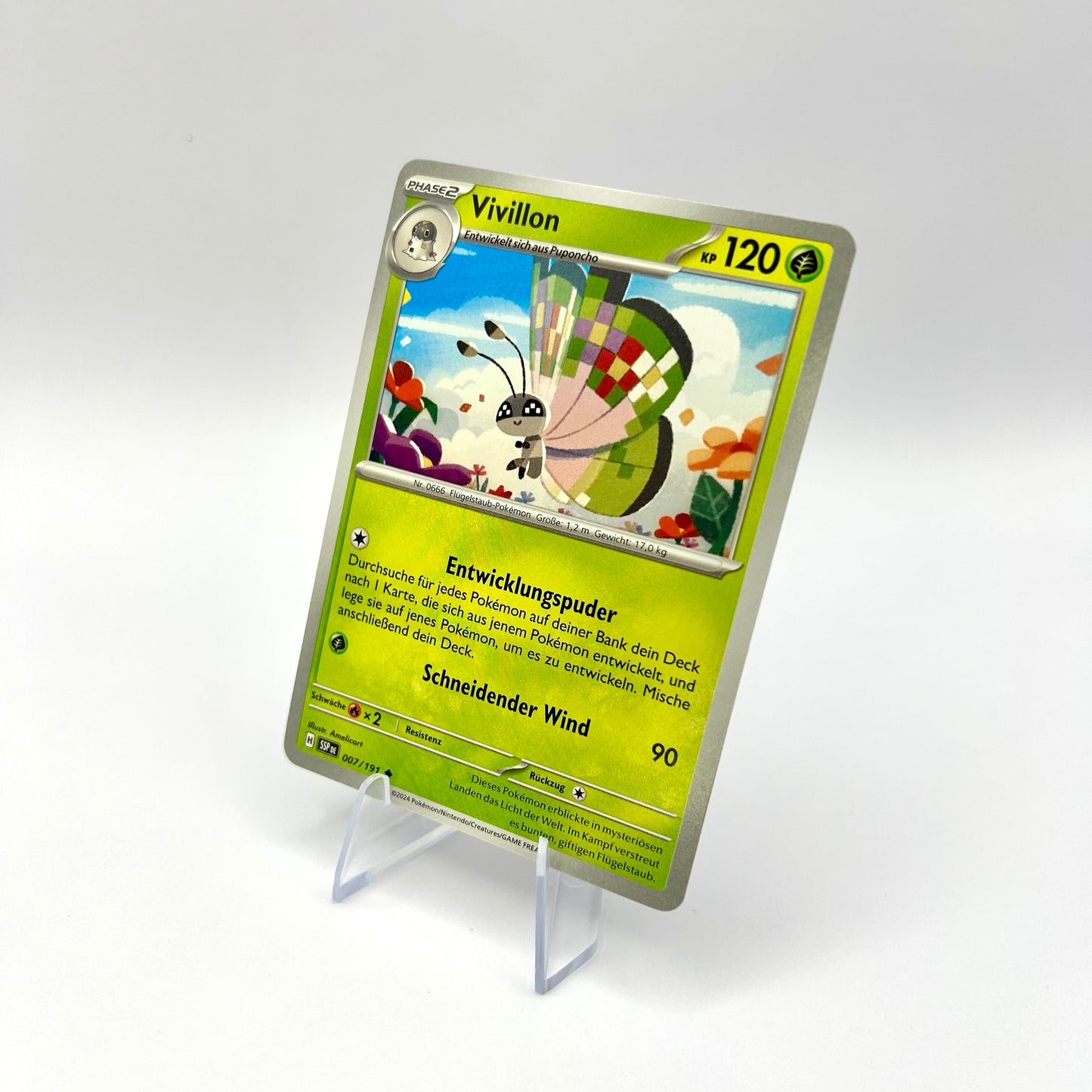Pokémon Vivillon / Stürmische Funken / 007/191 / Deutsch