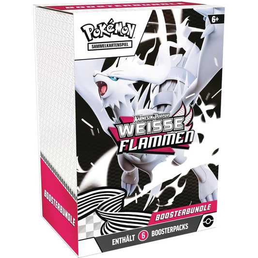 Pokemon Karmesin und Purpur Weisse Flammen Boosterbundle Vorderseite Deutsch