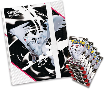 Pokemon Karmesin und Purpur Weisse Flammen Ordner Kollektion Inhalt Deutsch