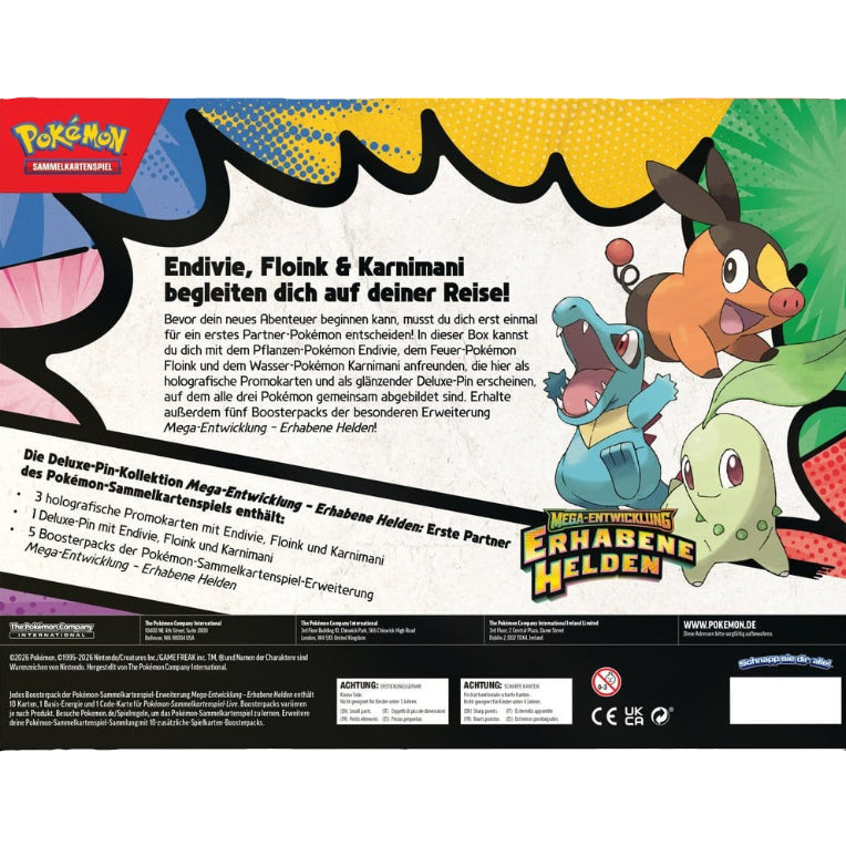 Pokémon / Erhabene Helden / Deluxe Pin Kollektion / Deutsch