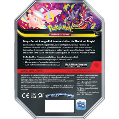 Pokémon / Wachsendes Chaos / Tin Mega Gengar ex / Deutsch