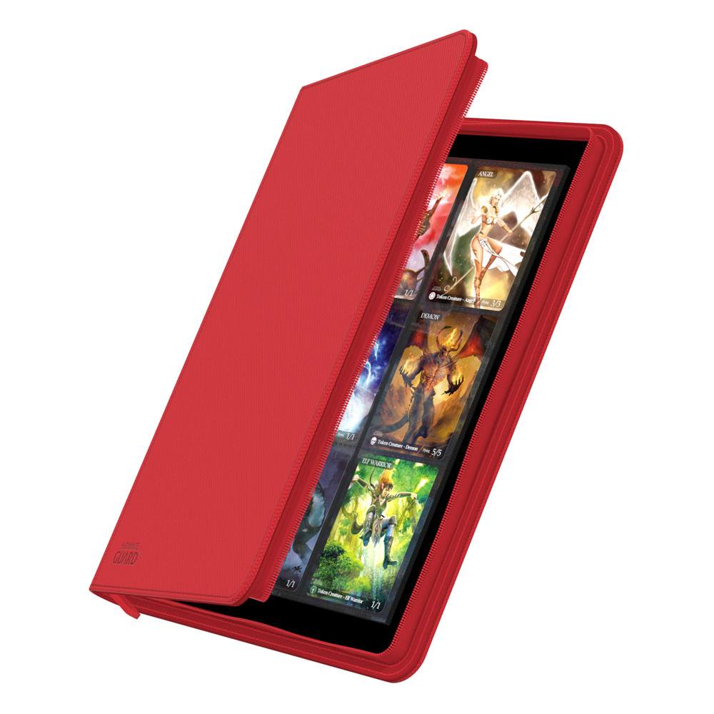 Ultimate Guard / Zipfolio 360 - 18 Pocket Binder XenoSkin / Rot