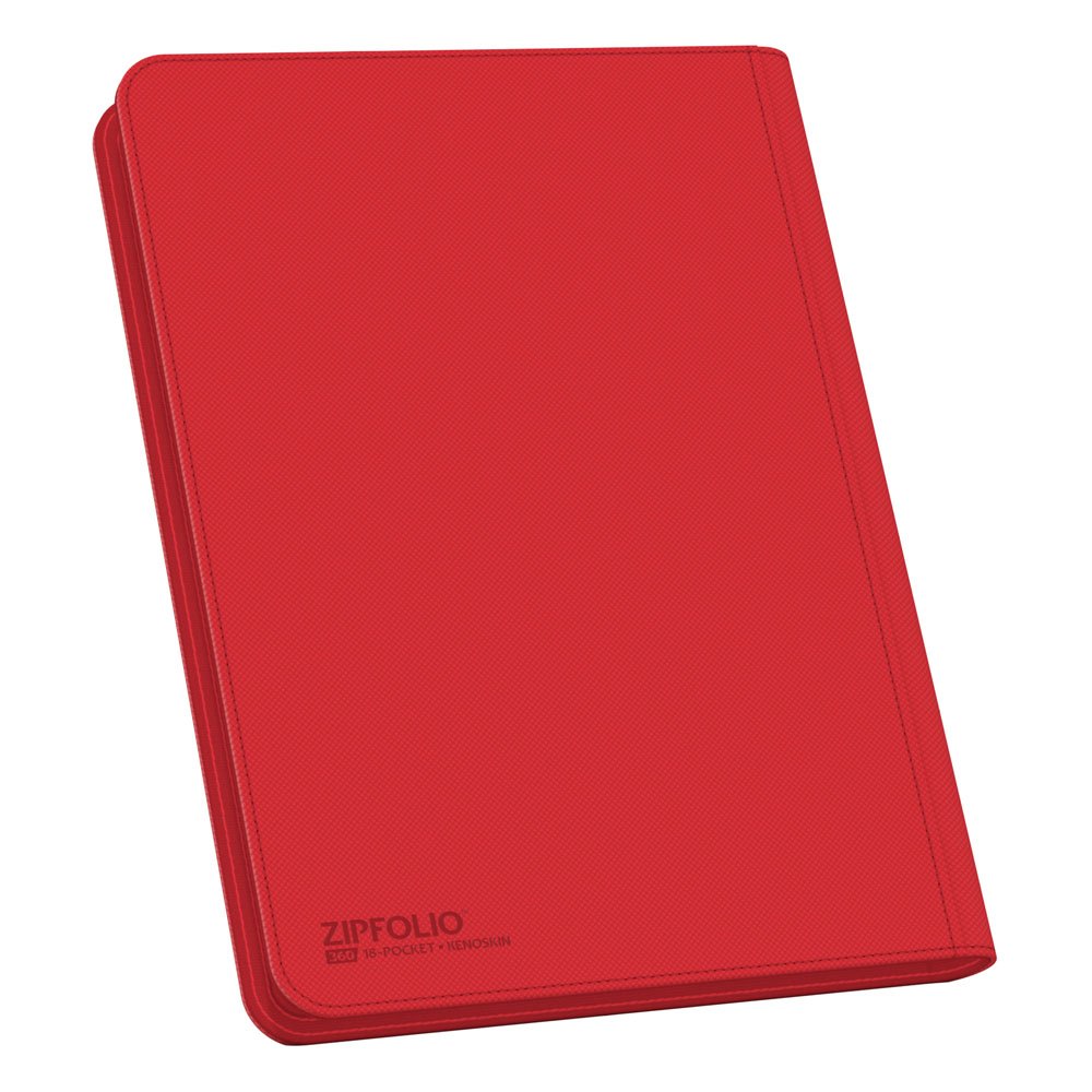 Ultimate Guard / Zipfolio 360 - 18 Pocket Binder XenoSkin / Rot