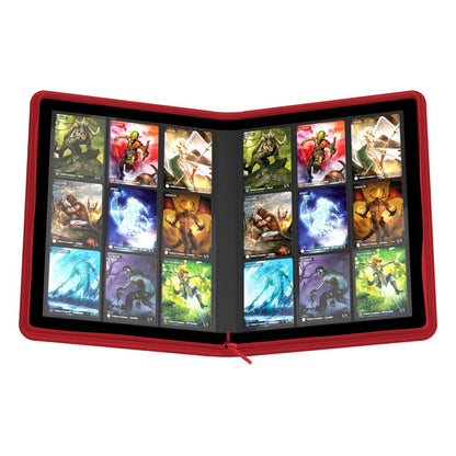Ultimate Guard / Zipfolio 360 - 18 Pocket Binder XenoSkin / Rot