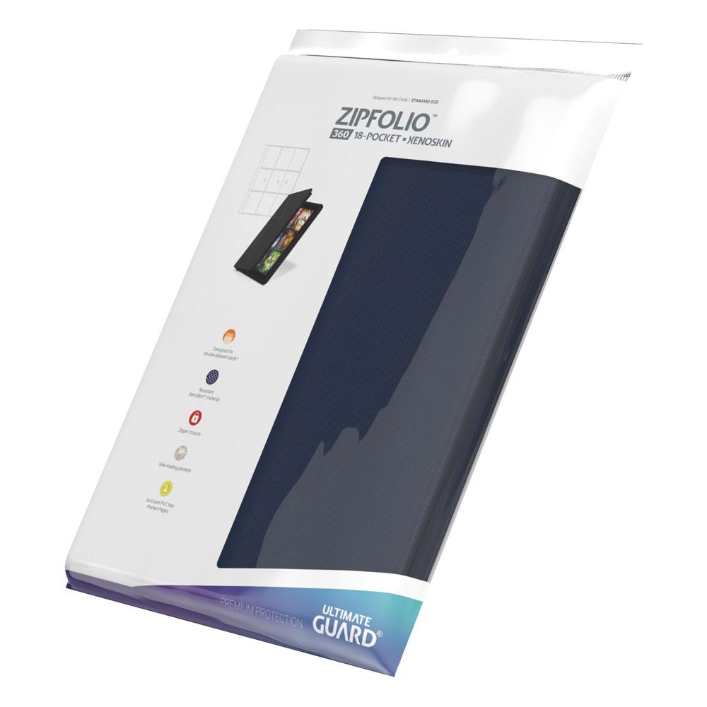 Ultimate Guard / Zipfolio 360 - 18 Pocket Binder XenoSkin / Blau