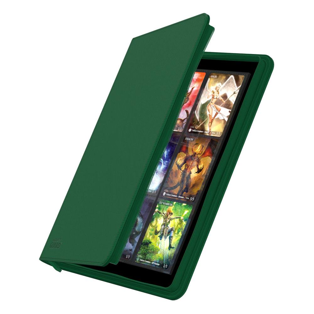 Ultimate Guard / Zipfolio 360 - 18 Pocket Binder XenoSkin / Grün