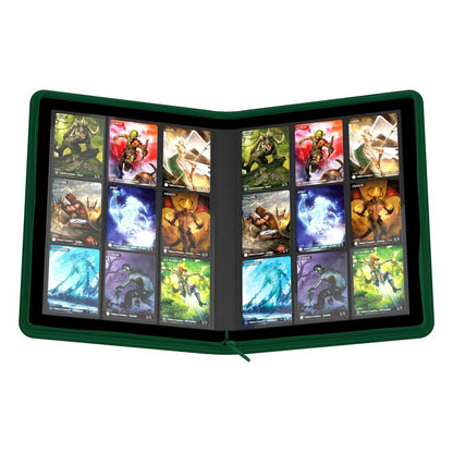 Ultimate Guard / Zipfolio 360 - 18 Pocket Binder XenoSkin / Grün